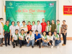  Dược phẩm Phong Phú tổ chức chương trình thiện nguyện khám bệnh và tặng quà cho người dân Trà Vinh